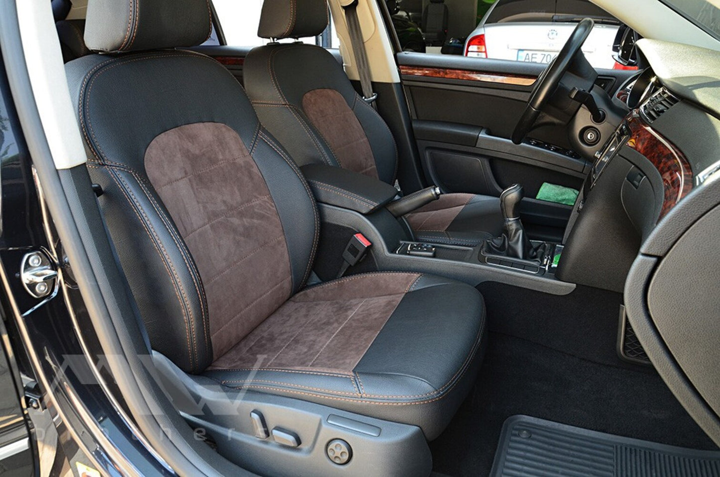 Set coprisedili su misura per Skoda Superb II (2008–2015), Leather Style