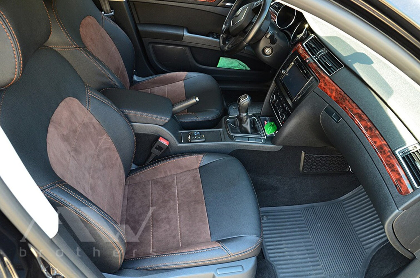 Set coprisedili su misura per Skoda Superb II (2008–2015), Leather Style