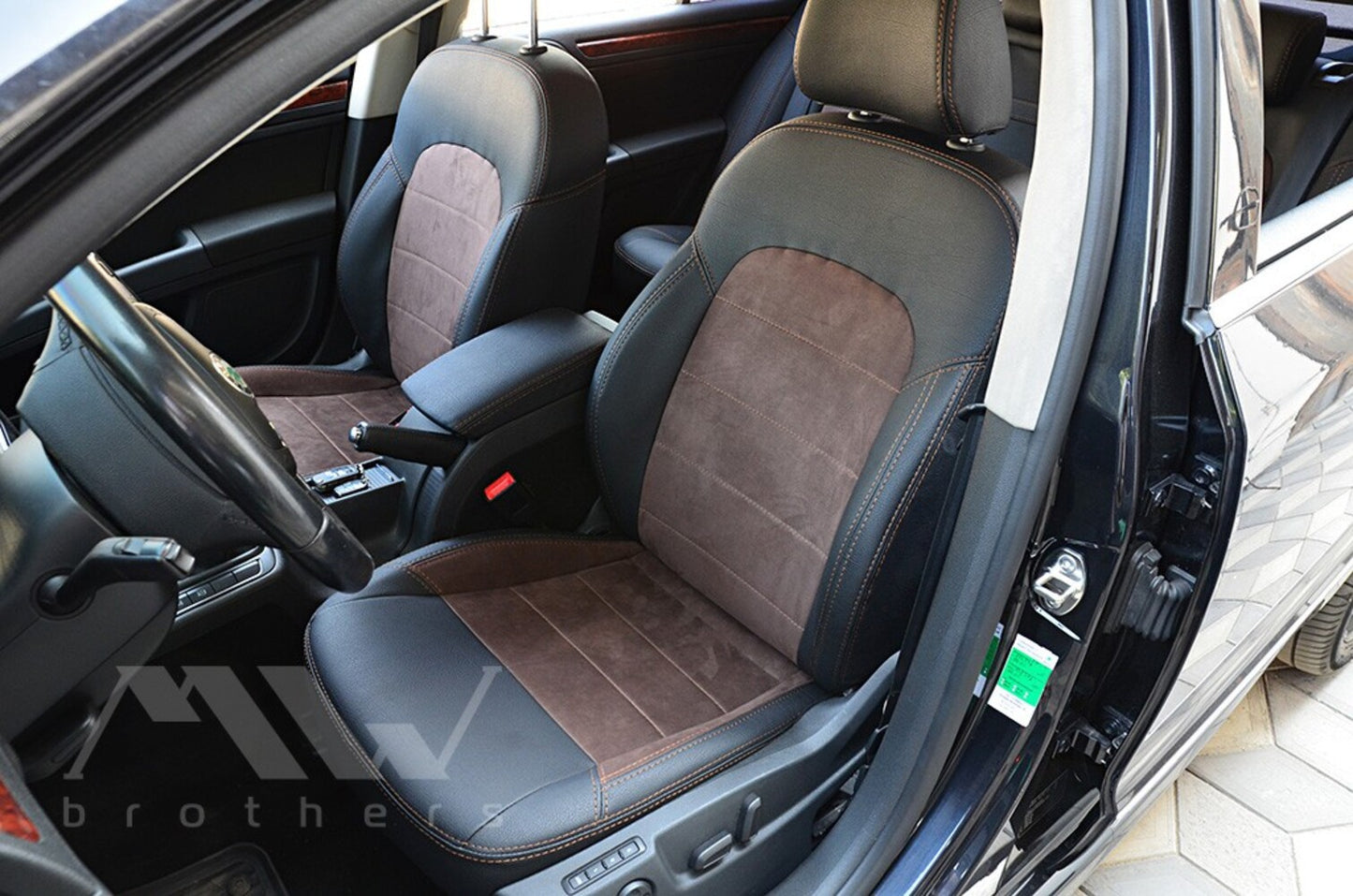Set coprisedili su misura per Skoda Superb II (2008–2015), Leather Style