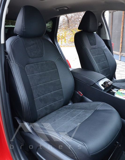 Set coprisedili su misura Hyundai Tucson IV (NX4) Hybrid (2020–oggi), Leather Style