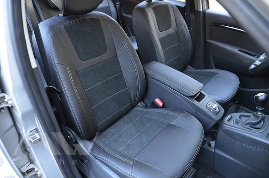 Maßgefertigte Sitzbezüge für Renault Scenic III (2009–2016), Lederoptik