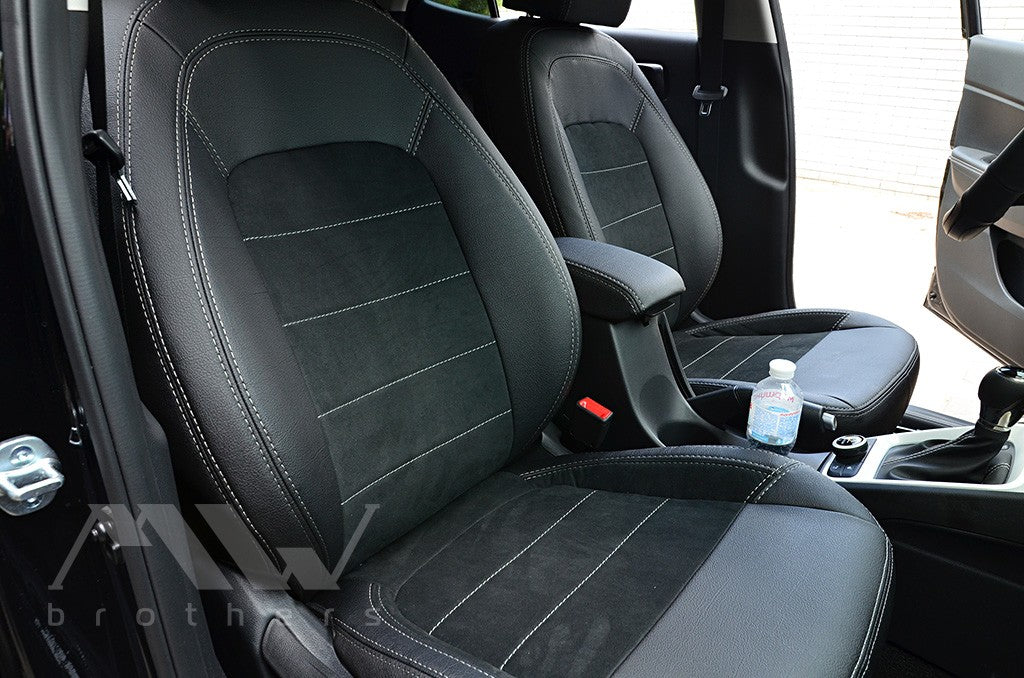 Passgenaue Sitzbezüge für Hyundai Venue (ab 2019), Lederoptik