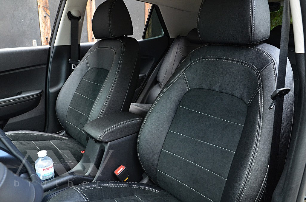 Passgenaue Sitzbezüge für Hyundai Venue (ab 2019), Lederoptik