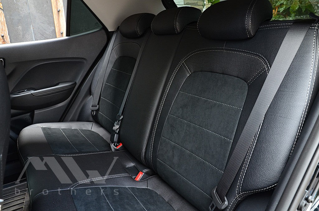 Passgenaue Sitzbezüge für Hyundai Venue (ab 2019), Lederoptik