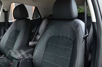 Passgenaue Sitzbezüge für Hyundai Venue (ab 2019), Lederoptik