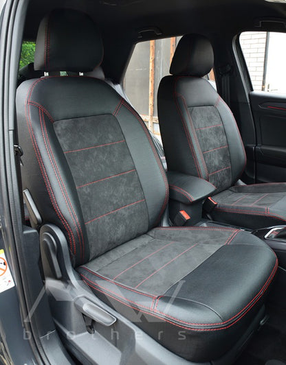 Set coprisedili su misura per Volkswagen T-Roc (2017 in poi), Leather Style