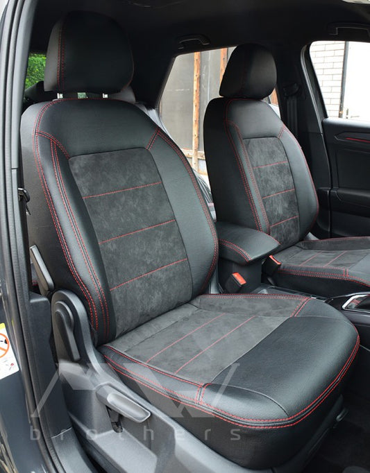 Set coprisedili su misura per Volkswagen T-Roc (2017 in poi), Leather Style