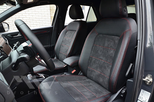 Set coprisedili su misura per Volkswagen T-Roc (2017 in poi), Leather Style