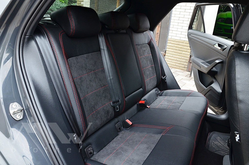 Set coprisedili su misura per Volkswagen T-Roc (2017 in poi), Leather Style