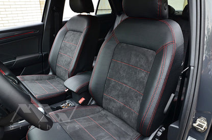Set coprisedili su misura per Volkswagen T-Roc (2017 in poi), Leather Style