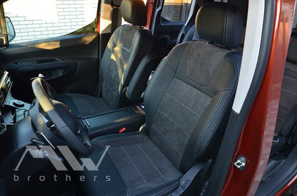 Set coprisedili su misura per Toyota ProAce City (2019-oggi), Leather Style
