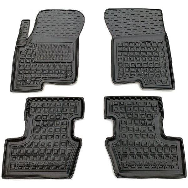 Set tappetini di gomma su misura per Jeep Compass (2011-2016)