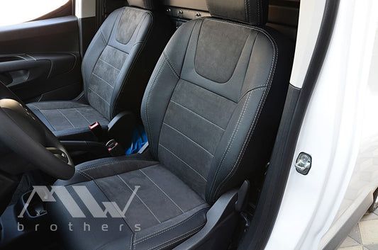 Maßgefertigte Sitzbezüge für Peugeot Partner III (ab 2018), Lederoptik