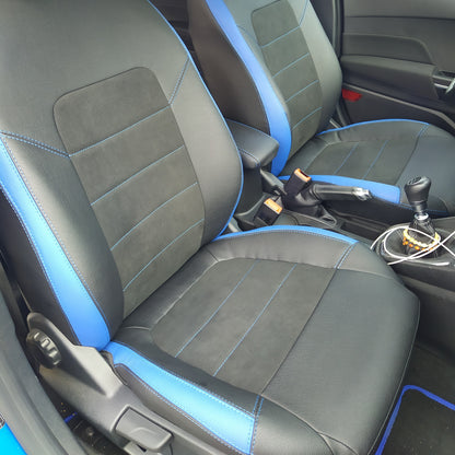 Set coprisedili su misura per Ford Puma (2019-), Leather Style