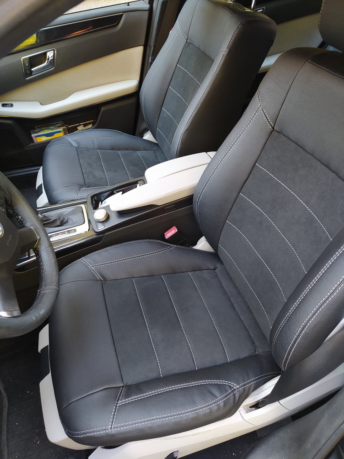 Set coprisedili su misura per Mercedes-Benz E-Class W212 (2009-2015), Leather Style