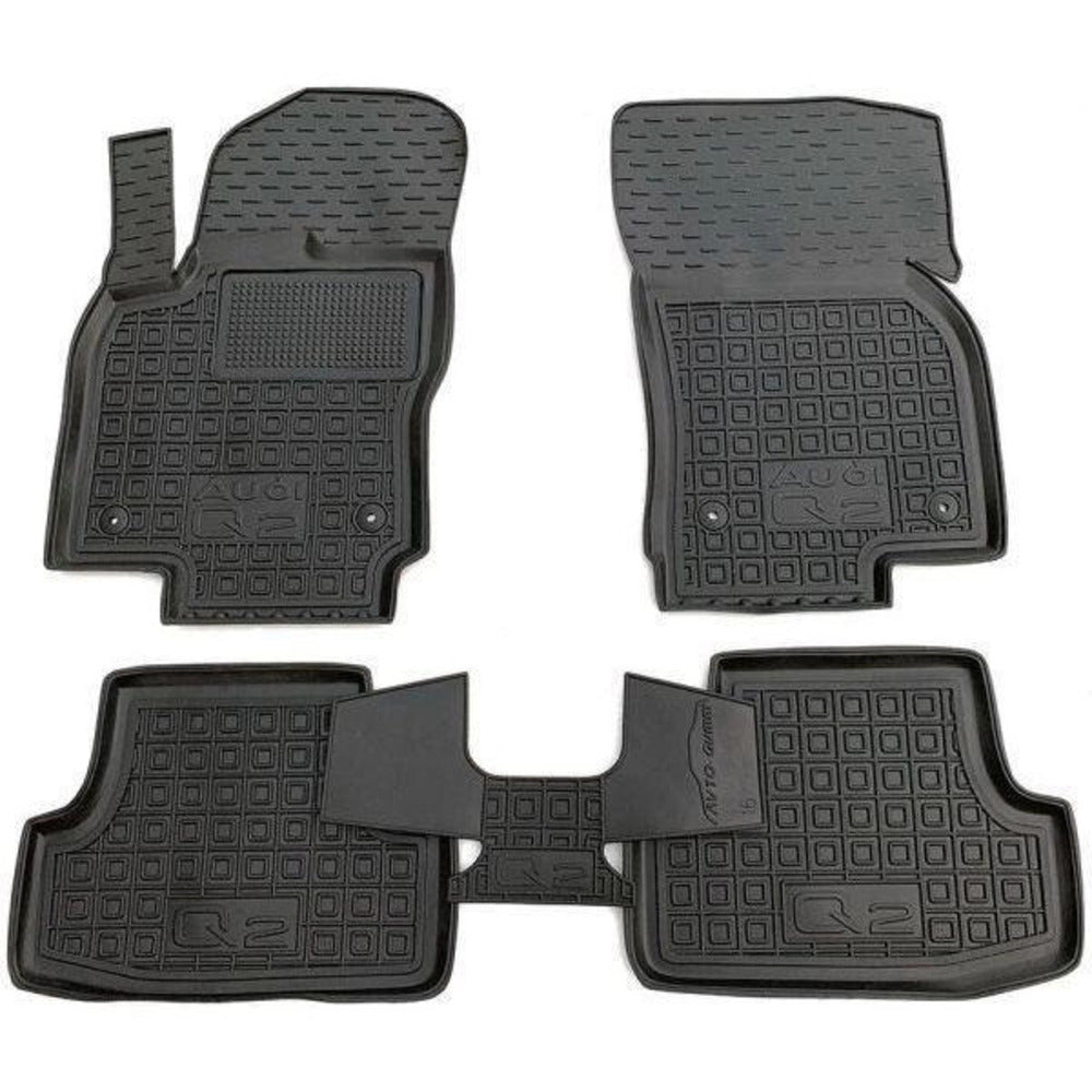 Set tappetini di gomma su misura per Audi Q2 (2016 in poi)