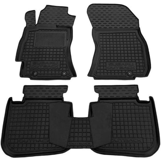 Set tappetini di gomma su misura pert Subaru Outback 5 BS (2015-2020)