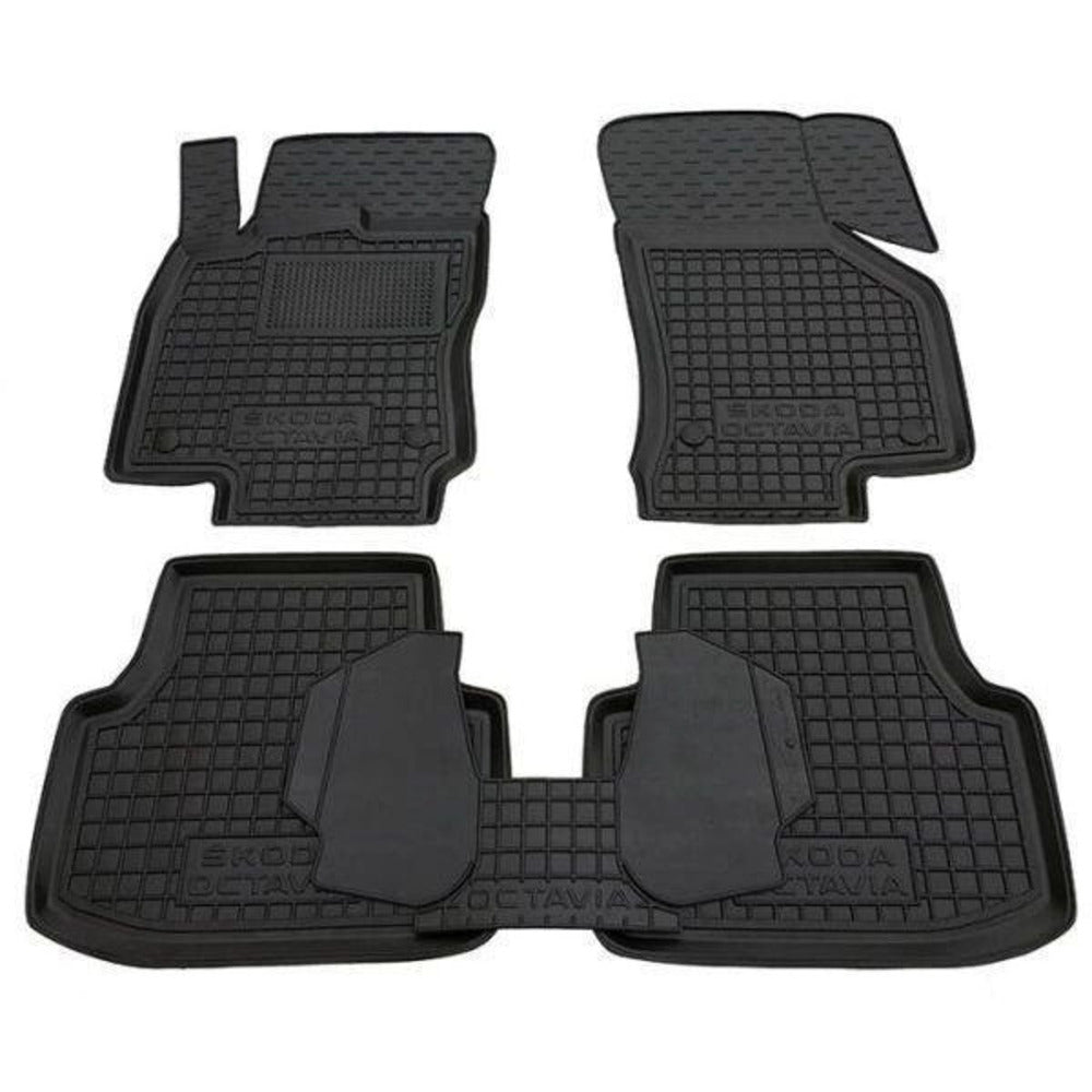 Set tappetini di gomma su misura per Skoda Octavia A7 (2013–2020)
