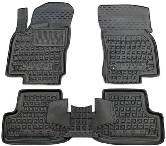 Set tappetini di gomma su misura per Volkswagen T-Roc (2017 in poi)