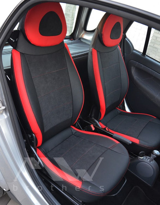 Set coprisedili su misura per Mercedes-Benz Smart Fortwo 1 (450) (1998-2007), Leather Style