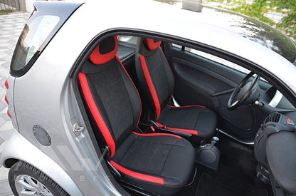 Set coprisedili su misura per Mercedes-Benz Smart Fortwo 1 (450) (1998-2007), Leather Style