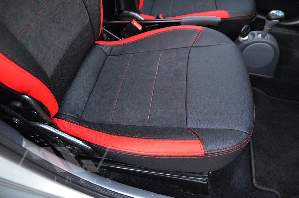 Set coprisedili su misura per Mercedes-Benz Smart Fortwo 1 (450) (1998-2007), Leather Style