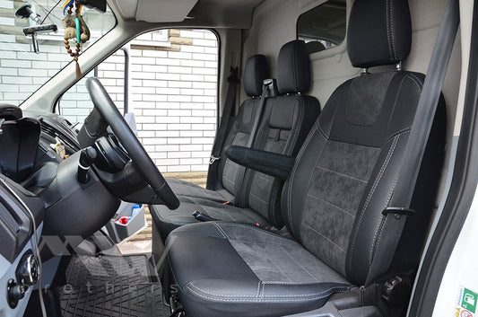 Maßgeschneiderte Sitzbezüge für Ford Transit 7 (V363) (ab 2014), Lederoptik