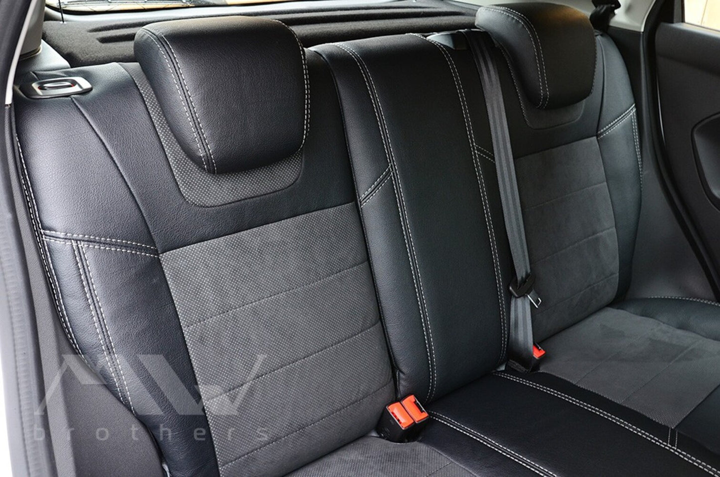 Set coprisedili su misura per Ford Fiesta (Mk7) (2008-2019), Leather Style