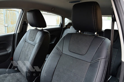 Set coprisedili su misura per Ford Fiesta (Mk7) (2008-2019), Leather Style