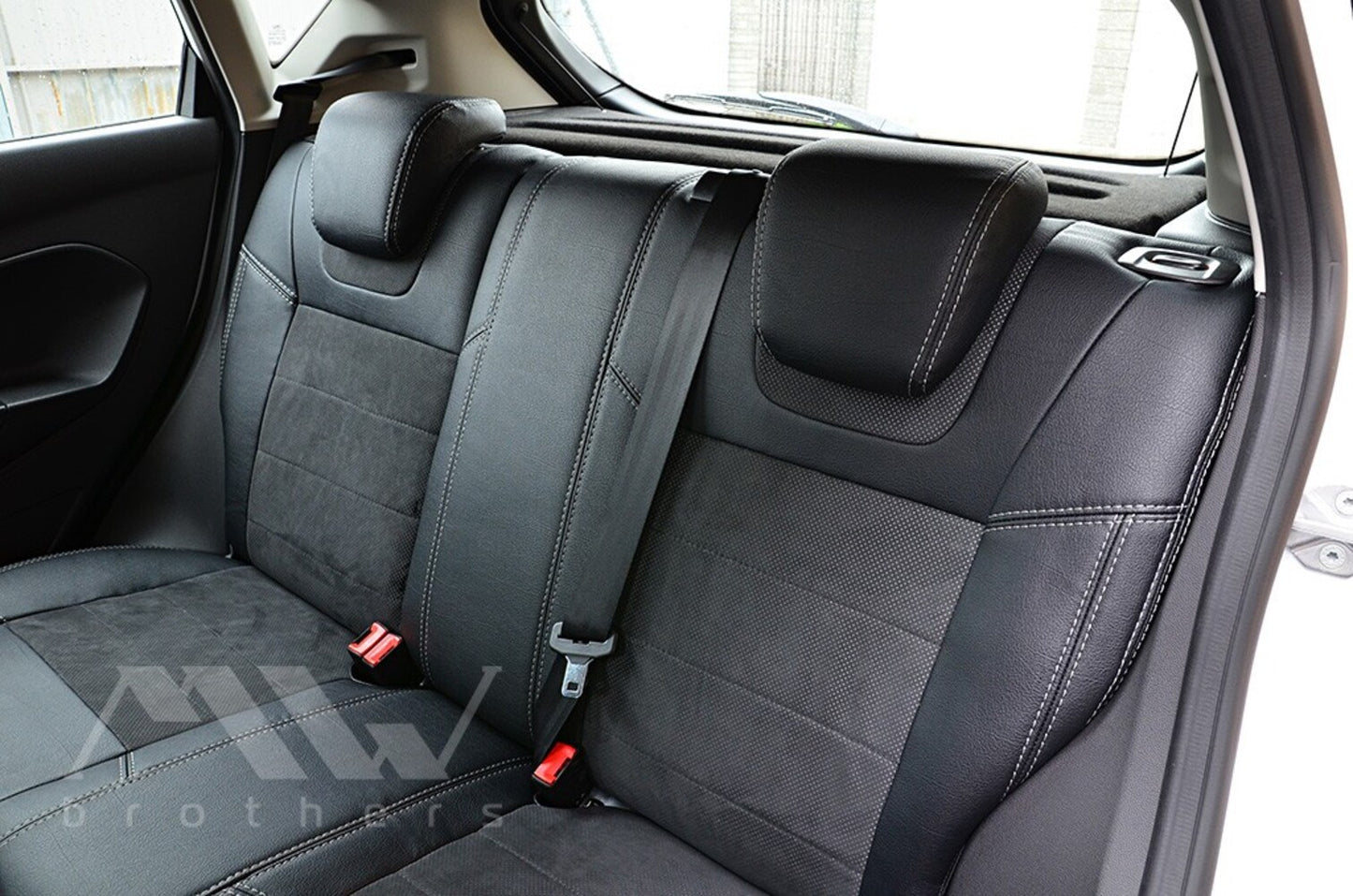 Set coprisedili su misura per Ford Fiesta (Mk7) (2008-2019), Leather Style
