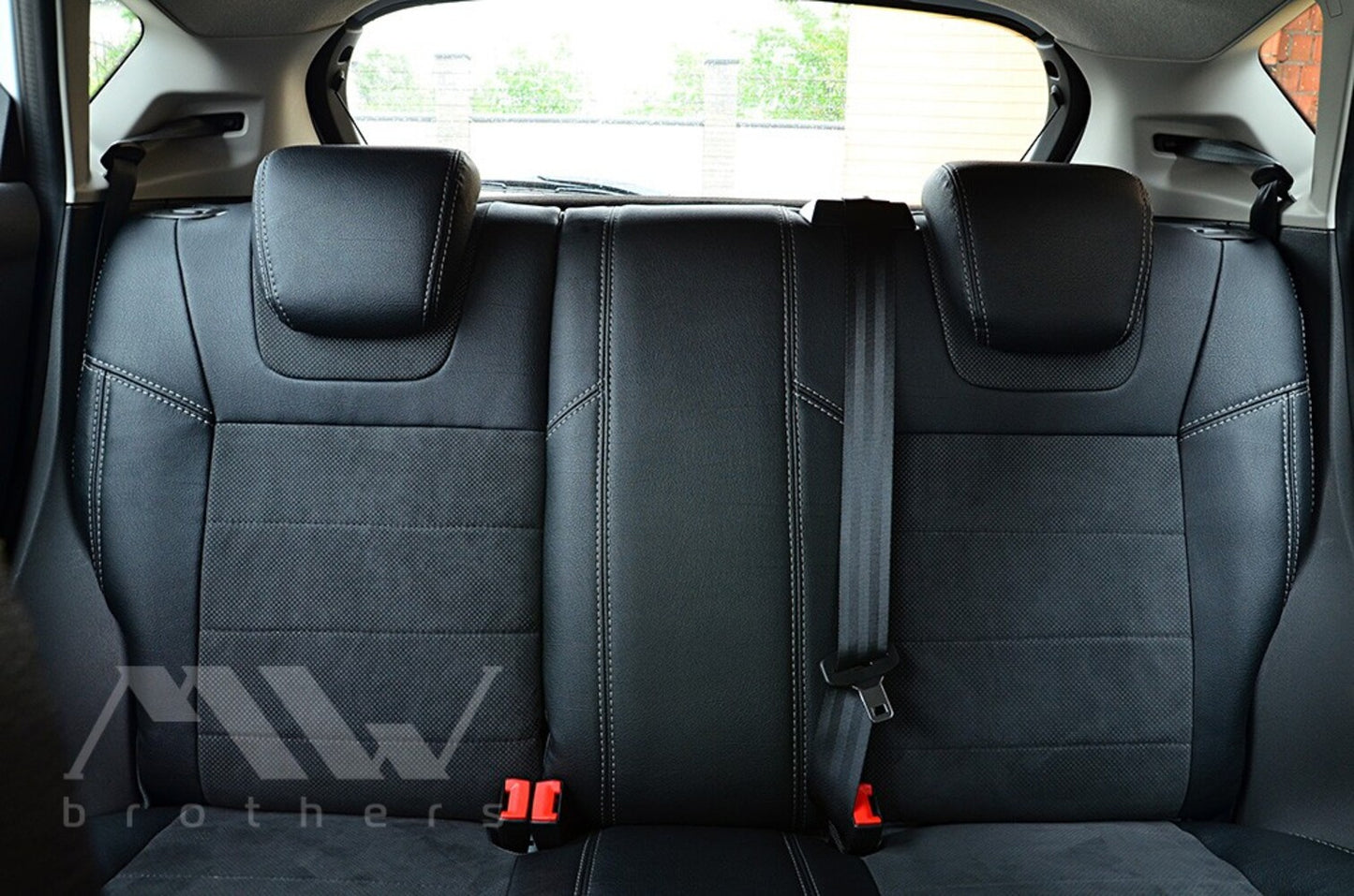 Set coprisedili su misura per Ford Fiesta (Mk7) (2008-2019), Leather Style