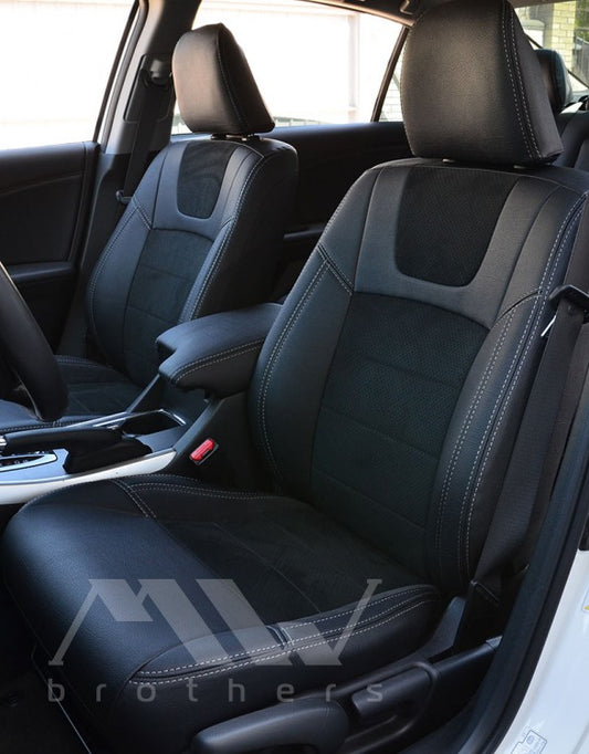 Passgenaue Sitzbezüge für Honda Accord 9 (2012–2017), Lederoptik