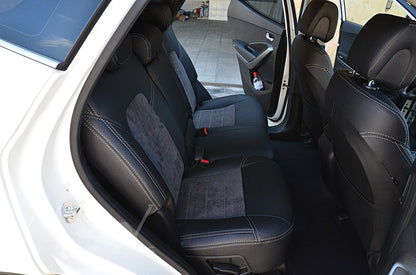 Set coprisedili su misura per Hyundai Santa Fe 3 (DM) (2012-2018), Leather Style