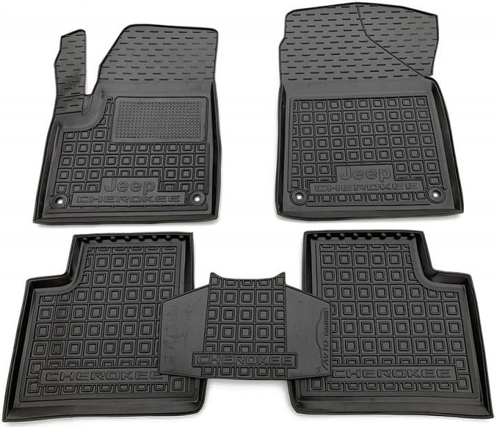 Set tappetini di gomma su misura per Jeep Cherokee KL (2014 - 2023)