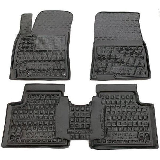 Set tappetini di gomma su misura per Hyundai Elantra CN7 (2021 in poi)