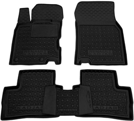 Set tappetini di gomma su misura per Renault Kadjar (2015-2022)