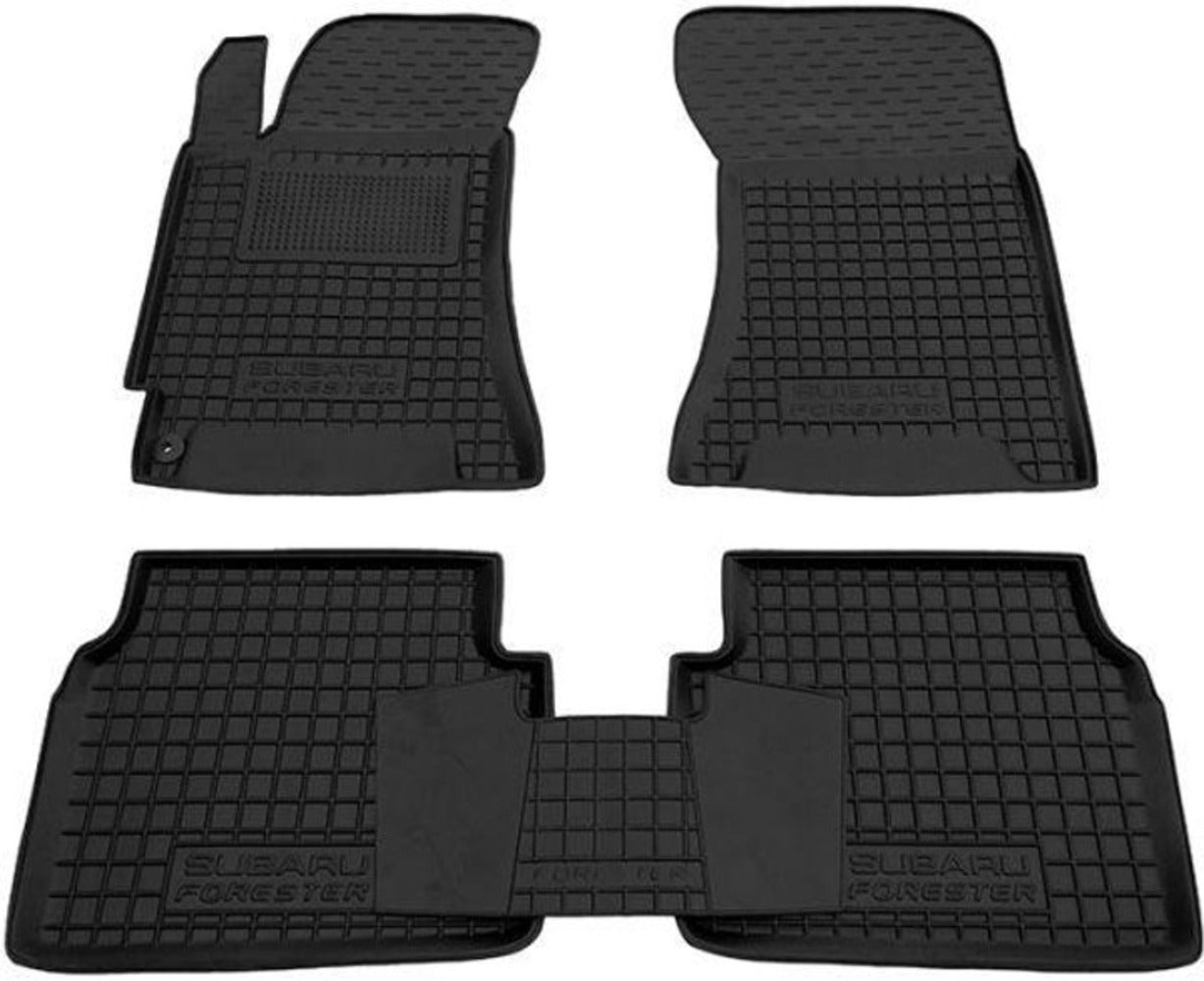 Set tappetini di gomma su misura per Subaru Foreste 2 (2002-2008)