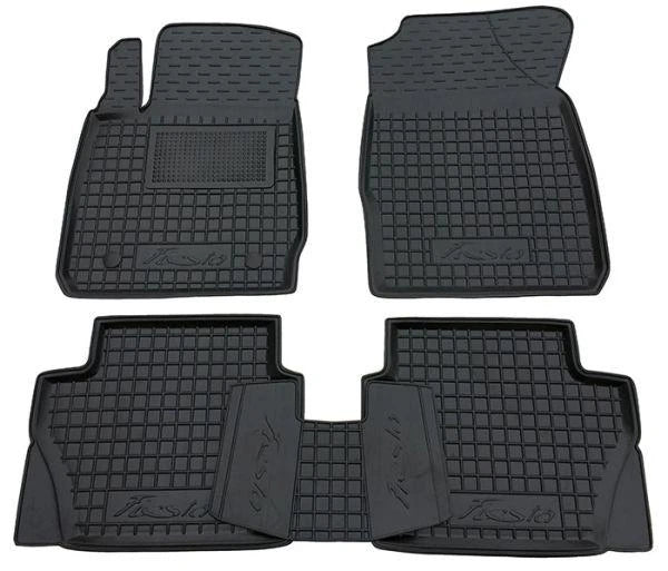 Set tappetini di gomma su misura per Ford Fiesta (Mk7) (2008-2019)