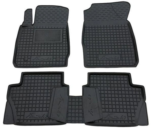 Set tappetini di gomma su misura per Ford Fiesta (Mk7) (2008-2019)