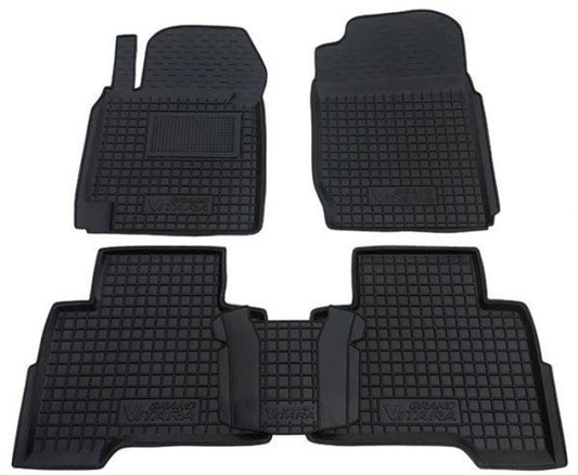 Set tappetini di gomma su misura per Suzuki Grand Vitara (2005–2018)