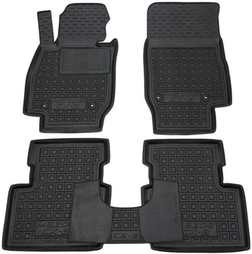 Set tappetini di gomma su misura per Mazda CX-3 (2015-oggi)