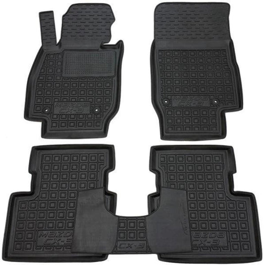 Set tappetini di gomma su misura per Mazda CX-3 (2015-oggi)