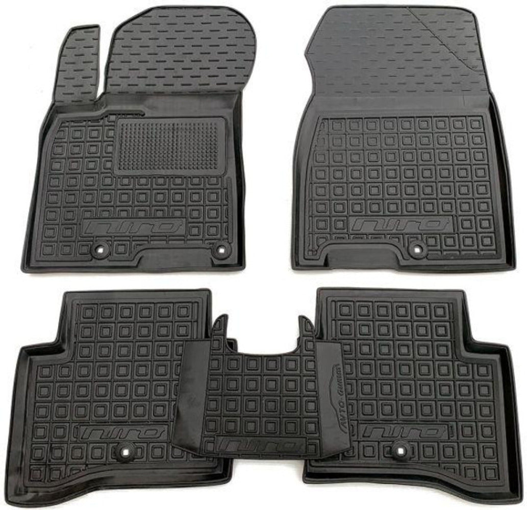 Set tappetini di gomma su misura per Kia Niro (2016-2021)
