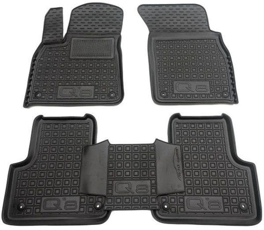 Set tappetini di gomma su misura per Audi Q8 (2018 in poi)
