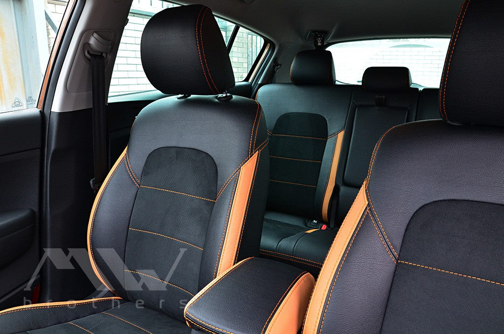 Set coprisedili su misura per Hyundai Tucson 3 (TL) (2015-2021), Leather Style