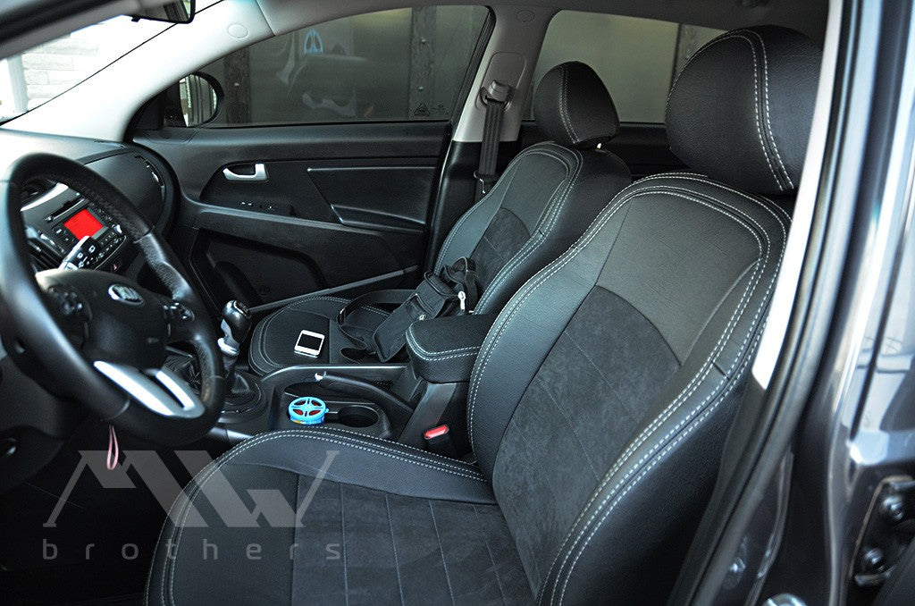 Set coprisedili su misura per KIA Sportage 3 (SL) (2010-2015), Leather Style