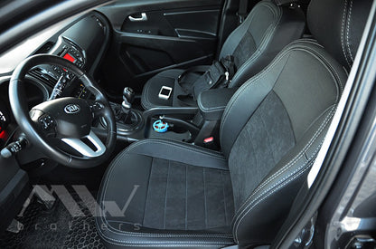 Set coprisedili su misura per KIA Sportage 3 (SL) (2010-2015), Leather Style