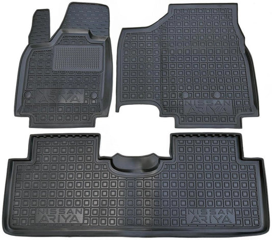 Set tappetini di gomma su misura per Nissan Nissan Ariya (2022 - oggi)