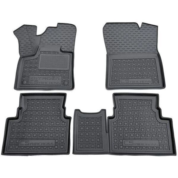 Set tappetini su misura di gomma per Citroen C5 Aircross (2017 in poi)