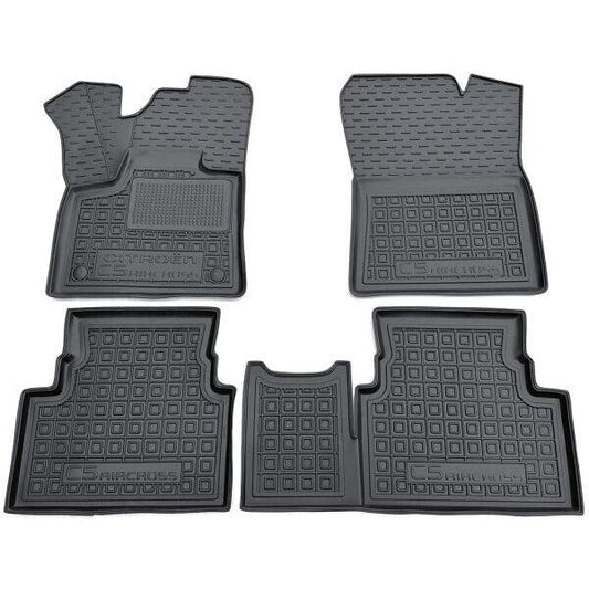 Set tappetini su misura di gomma per Citroen C5 Aircross (2017 in poi)